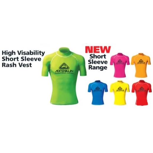 Adrenalin MULTI-ITEM 42201707 ~ RASHIE VIVID S/SLEEVE JNR BLUE New zealand nz vaughan